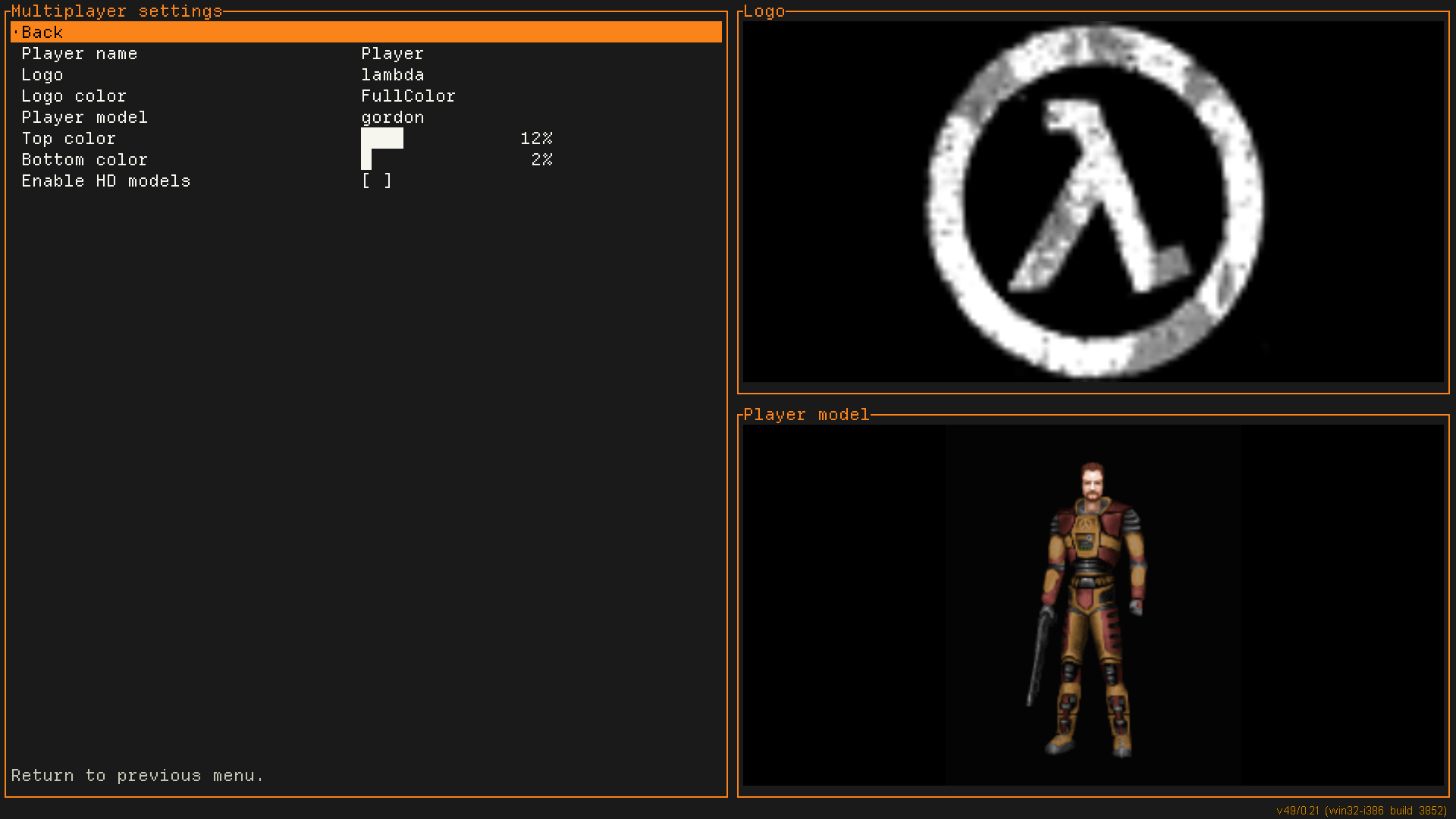 Multiplayer Settings